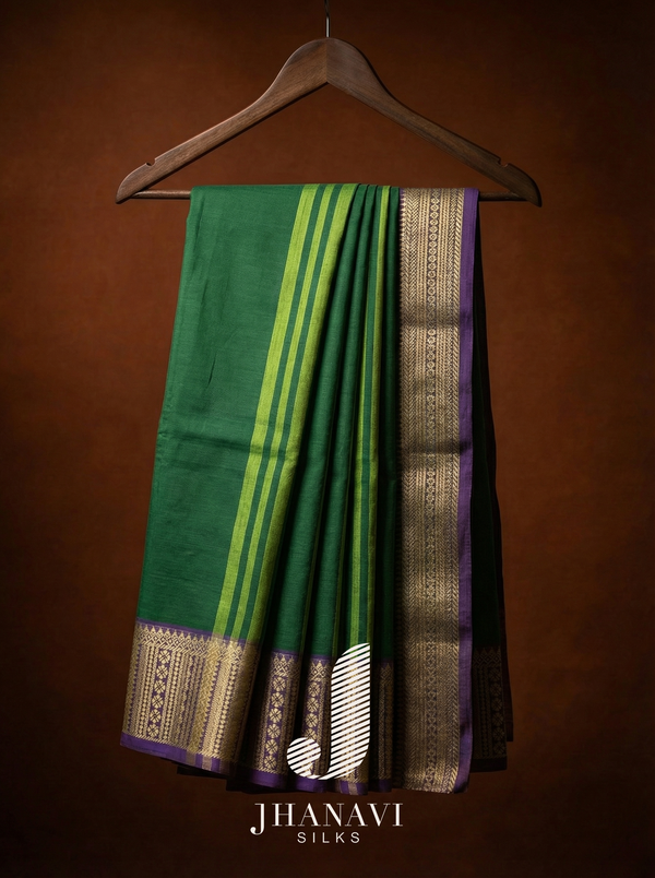 Chettinad Cotton Saree – Green